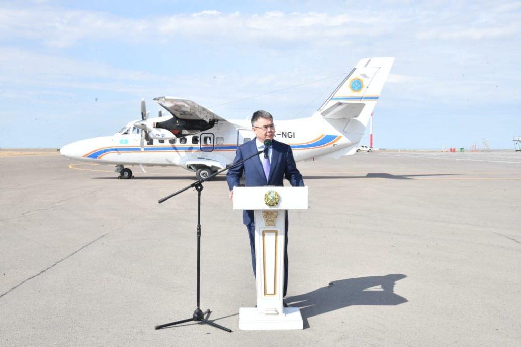 Облыс құтқарушыларына жаңа ұшақ берілді 5 29715374 4955 4d9e ad37 dee04b6af927