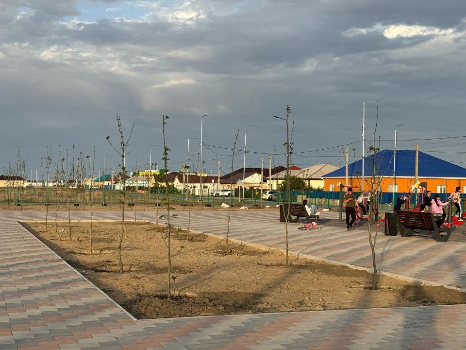 “Жұлдыздағы” орталық саябақ көгалдандырылып жатыр 2 img 0731