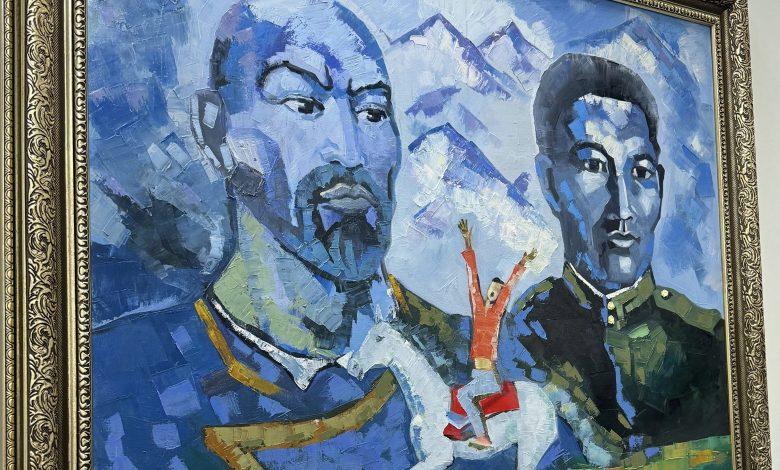 Бард ақынның рухани әлемі қылқалам арқылы жаңғырды 1 228ad763 e7fb 4d69 b3f9 500bd6e9ee58 1