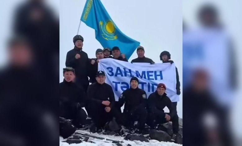 Заң мен тәртіп – биікте: Қазақстанның құқық қорғау органдарының өкілдері тау шыңына көтерілді 1 img 8639