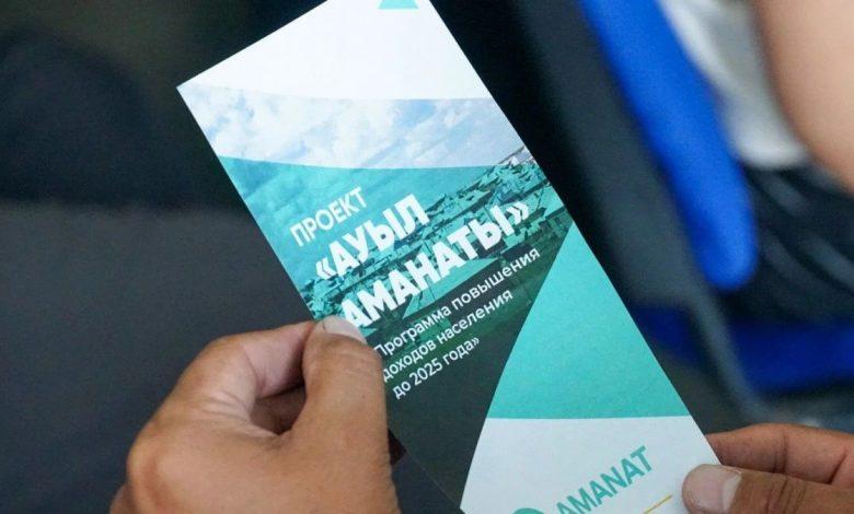 Ауылдың әлеуетін арттырған жоба 1 auyl amanaty